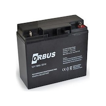 Orbus 12v 18 Ah Akü Kuru Tip (180*76*167) 20 Hr (5 Kg)