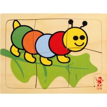 Tırtıl Ahşap Puzzle