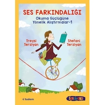 Ses Farkındalığı - Okuma Güçlüğüne Yönelik Alıştırmalar 1 - Stefani Terziyan -  Treysi Terziyan - Tudem Yayınları