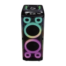 Acs-6 80w Bluetooth Hoparlör 2x8 İnç Speaker, Mikrofonlu Ve Rgb Yüksek Ses Parti Ve Karaoke