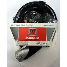 Magnum 3017 180Cmx12Mm Kablo Kilit Şifreli''Uysal Bisiklet'