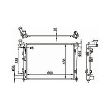 Mga 80614 Su Radyatörü Brazing Hyundai İ30 08-11 1.4-1.6-2
