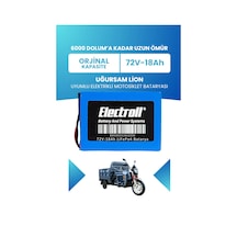 Uğursam Lion Batarya Standart Kapasite Lifepo4 72v 18ah Elektrikli Motosiklet Bataryası