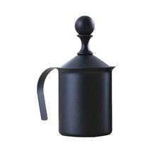 Rogfer Pompa Kremalı Paslanmaz Çelik Çift Örgü Manuel Kahve Sütü Köpük Kötü Sürahi Köpük Pompa Köpük Kupası, Boyut:400cc Diğer Diğer