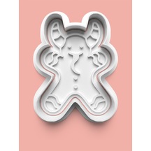 Krampus Figürü Kurabiye Kalıbı Ve Şeker Hamuru Kalıbı 0229-tek