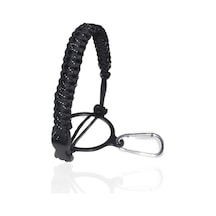 Roll Bar Tutma Kolları Su Şişeleri Askı Taşıyıcı İçin Paracord Tutma Kolu - Siyah