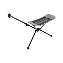 Pazly Katlanır Kamp Sandalyesi Footrest Taşınabilir Geri, Gri Renk Hafif Gri