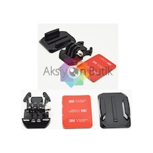 Sjcam. Xiaomi Yi. Eken. Soocoo. Gopro Uyumlu Oval Kask Bağlantı A Çok Renkli