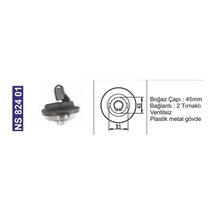 Depo Kapağı Mazot M4C 7058-1 Kilitli Tm 30 (Em) M4C7058-1