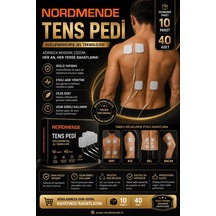 Ers 10 Paket 40 Adet Tens Pedi 5 5 Cm Kablolu Elektrot Ped Yumuşak Ve Esnek Medikal Ped