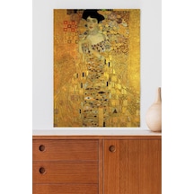 Adele Bloch Bauerin Portresi - Klimt Sanatsal Poster
