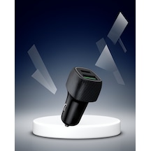 Araç Şarj Cihazı 38w Type-c Usb İki Cihazlı
