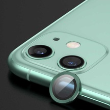 Noktaks - iPhone Uyumlu 12 Mini - Kamera Lens Koruyucu Cl-07 - Gold