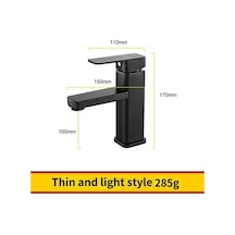 Joyhub Mingjin Shop2 Siyah Standart Stil Hortumsuz Banyo Havzası Musluk Abs Paslanmaz Çelik Fırın Musluk Bakır Alt Kare Tek Delik Pişirme Boya Soğuk Sıcak Lavabo Muslukları Qegpad Beyaz