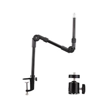 Skycity 360 Ayarlanabilir Masaüstü Tutucu - Led Halka Işık, Webcam Ve Akıllı Telefonlar İçin Esnek Metal Stand