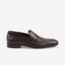 Mocassini Gold Erkek Enjeksiyon Kösele Taban Hakiki Deri Klasik Ayakkabı 4728 Kahve
