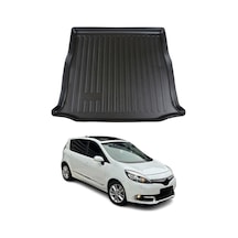 Renault Grand Scenic 3 5 Koltuklu 2010-2016 Arası Uyumlu Araca Özel Kauçuk Bagaj Havuzu Siyah