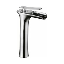 Krom Yüksek Çanak Şelale Akışlı Mutfak & Lavabo Bataryası