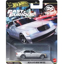 Hot Wheels Premium Fast & Furious 25.yıl Mercedes-benz 500 Sel Hnw46 Jhw67-la10 Çok Renkli