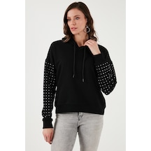 Fashion Friends Bayan Sweat 24k0390k1 Siyah Siyah