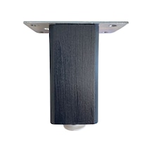 Kale 18cm Ayarlı Ahşap Ayak Mobilya Masa Ve Dolap Ayağı 18cm Antrasit Kayın/gürgen Ağacı