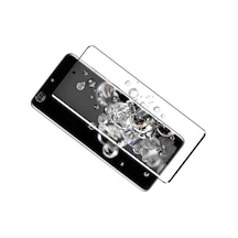 Mutcase - Samsung Uyumlu Galaxy S20 Ultra - Ekran Koruyucu Kavisli Süper Pet Jelatin Ekran Koruma
