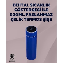 12 Saat Sıcak, 24 Saat Soğuk Tutabilen Paslanmaz Termos Mavi