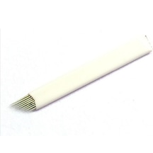 Microblading 9 Pin İğne Beyaz 12 Adet