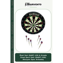 Özel Seri Dart-150 A Grade Sisal Dart Seti Dart-150 Aksiyon Spor Arkadaş