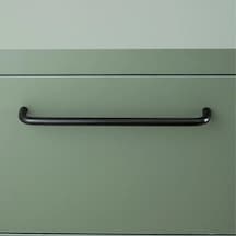 System Mobilya Kulbu Siyah Renk 224mm Kulp Sy8878 0224 Al6 Çok Renkli