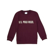 U.S. Polo Assn. Erkek Çocuk Bordo Bisiklet Yaka Sweatshirt 50314939-VR177