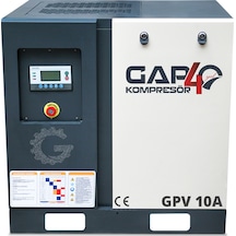 Gap Kompresör Vidalı Hava Kompresörü 10 HP Tek Makine GPV10a