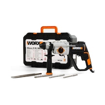Worx WX339 800 W 2.5J Profesyonel SDS-Plus Kırıcı/Delici + 4 Adet Uç