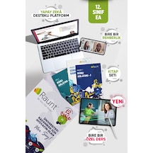 Raunt Premium YKS 2027 Eşit Ağırlık Hazırlık Seti - 30 Canlı Özel Ders + Birebir Sınav Koçluğu (Yapay Zeka Destekli Dijital Platform ve 42 Parça Basılı Kitap Seti)