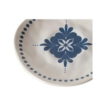 Flower Çay Tabağı Açık Gri