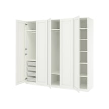 Ikea Beyaz Modern Kapaklı Gardırop