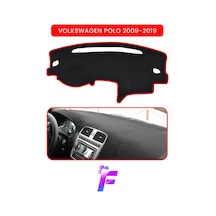 Volkswagen Polo 2009-2019 Araca Özel Torpido Örtüsü Ön Göğüs Kılıfı Tam Koruma Tam Uyum C45