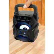 Taşınabilir Işıklı Bluetooth Hoparlör 3 İnç, Usb, Sd Kart, Aux Girişli