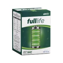 Fulllife 60 Kapsül, K2 Vitamini, D 3 Vitamini, Koenzim Q10, Omega 3