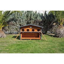 4 Yuvalı Kedi Evi Mamalıklı