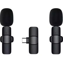 K9 2 Li Type-c Kablosuz Yaka Mikrofonu