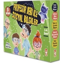 Profesör Debi ile Sosyal Bilgiler Seti - 5 Kitap Takım - Birsen Ekim Özen - Timaş Çocuk