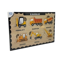 Ca Games Ahşap Puzzle İş Makineleri 19x29
