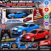 1:24 Ford Mustang Shelby Super Snake Işıklı Uzaktan Kumandalı Araba Adet Fiyatıdır