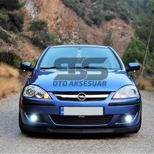 Sts Oto Aksesuar Opel Corsa C Lip Üniversal 2 Parça Astra H Tipi Esnek Tampon eki