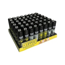 Clipper Pocket Renkli Taşlı Çakmak 48 Adet 9221