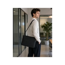 Bags Prime Kumaş Laptop Kılıfı Uzun Askılı 13" / 14" İnç - Siyah
