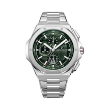Jacques Philippe Jpqgc4813x6 Swiss Made Quartz Çelik Gri Yeşil Kadran Safir Cam 44 Mm Erkek Kol Saati