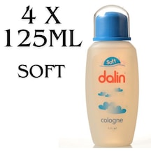 Dalin Soft Kolonya Mavi Kapak 4 x 125 ML