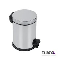 Duxxa Pedallı Çöp Kovası 3 Lt P.640003 Gümüş